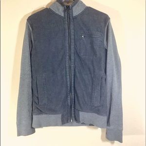 Banana Republic Grey Mock Neck Jacket Size M